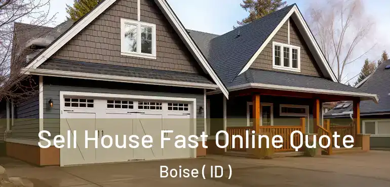 Sell House Fast Online Quote Boise ( ID )