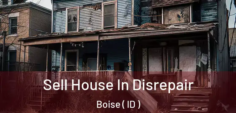  Sell House In Disrepair Boise ( ID )