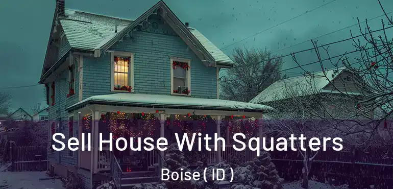  Sell House With Squatters Boise ( ID )