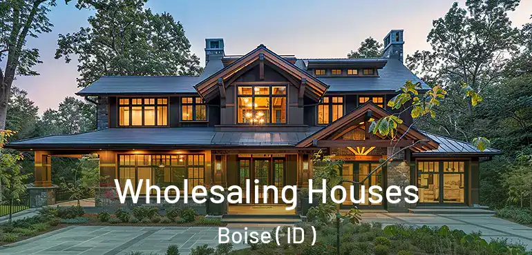  Wholesaling Houses Boise ( ID )